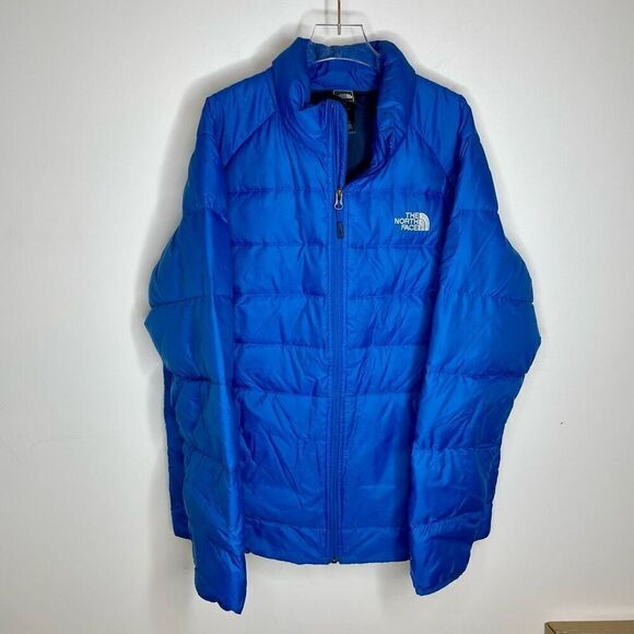 The North Face Jacket Mens Large L Blue Crimptastic 550 Down Hybrid Stretch Warm - Picture 9 of 9